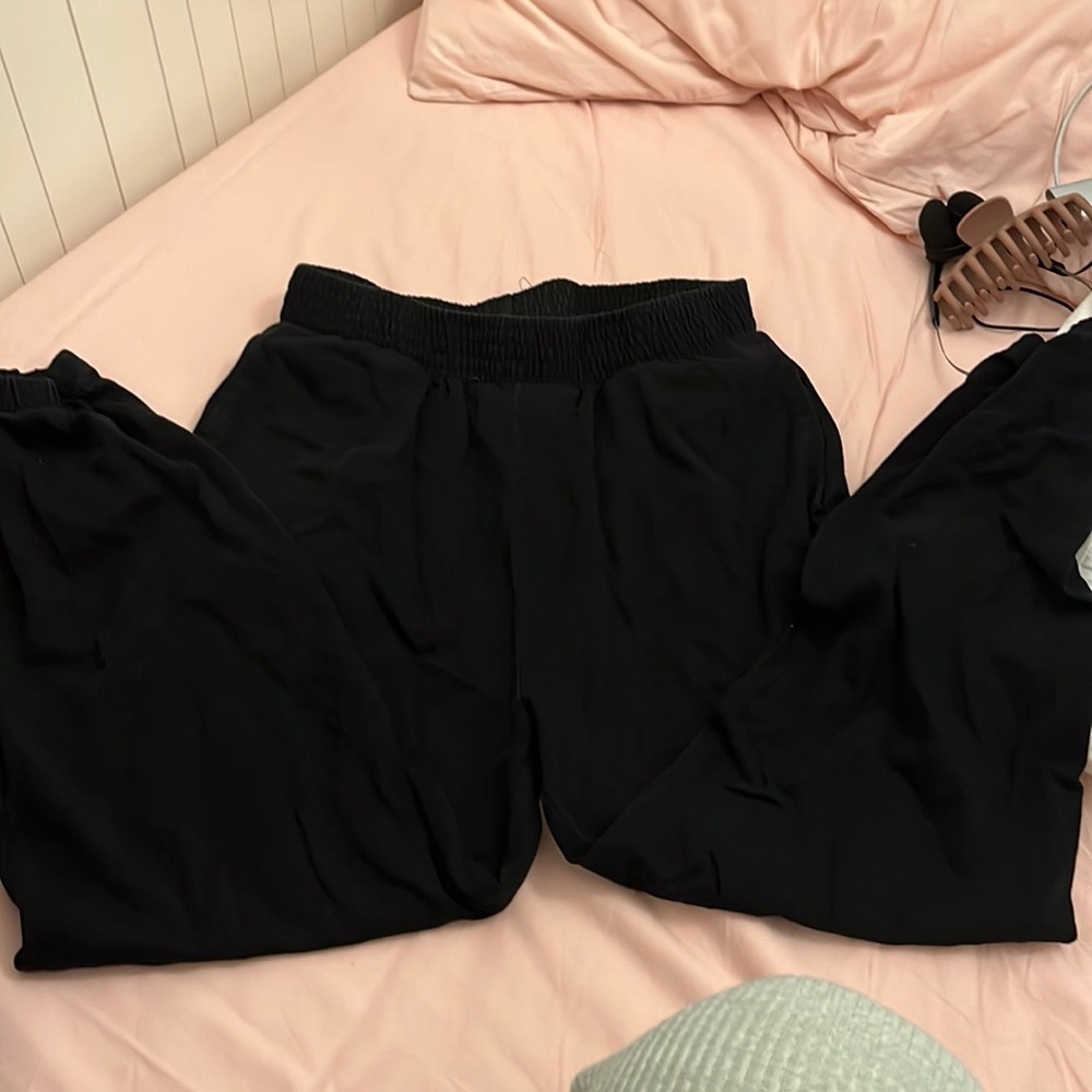zara black joggers/sweatpants